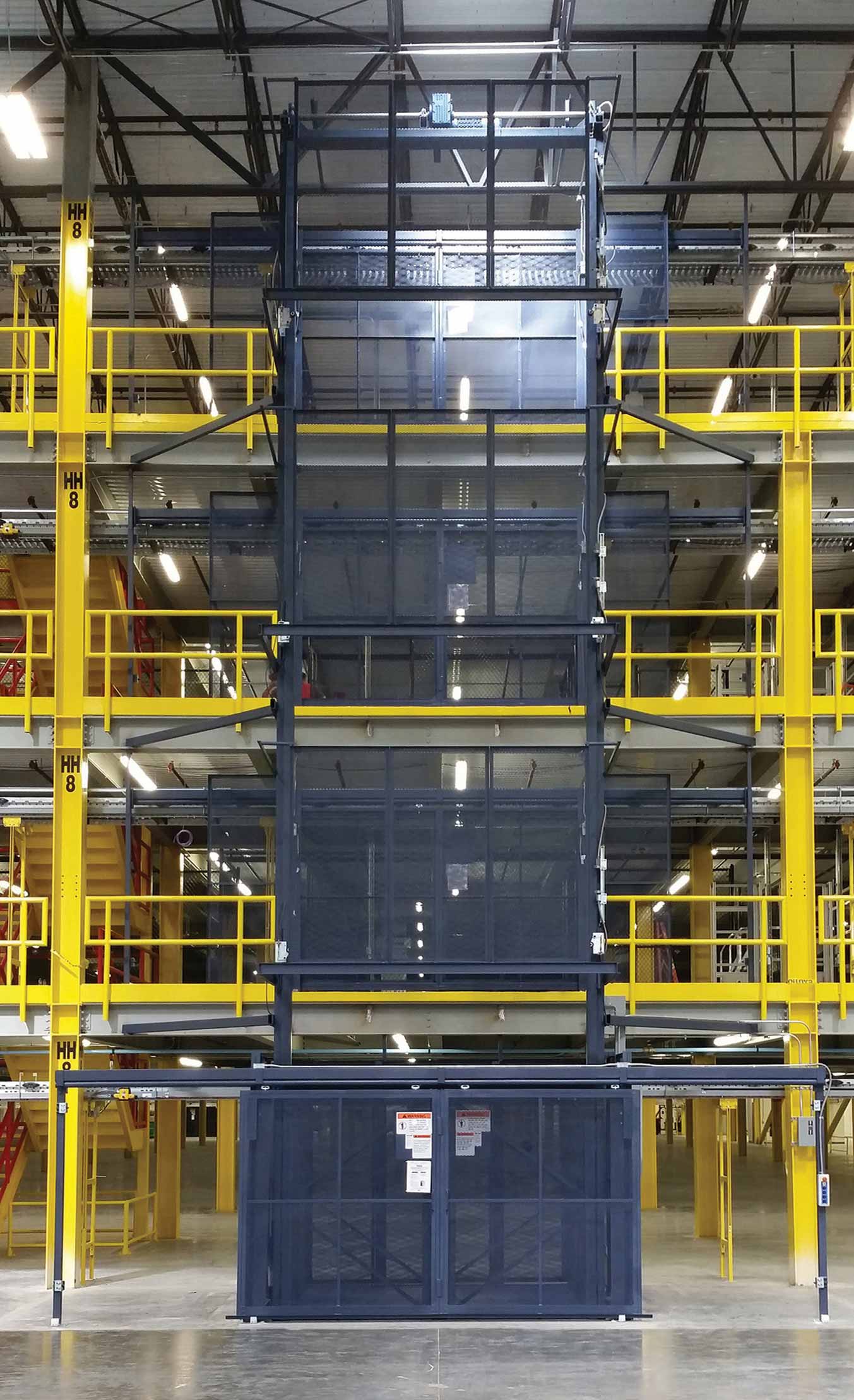 vertical reciprocating conveyer