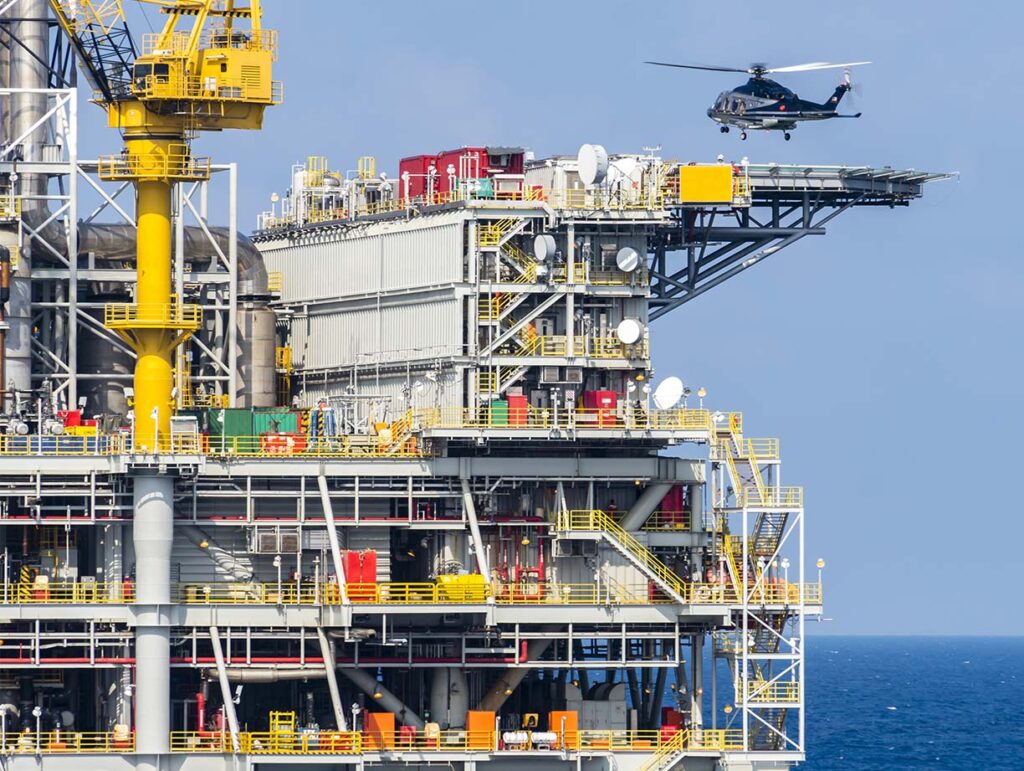 offshore oil rig