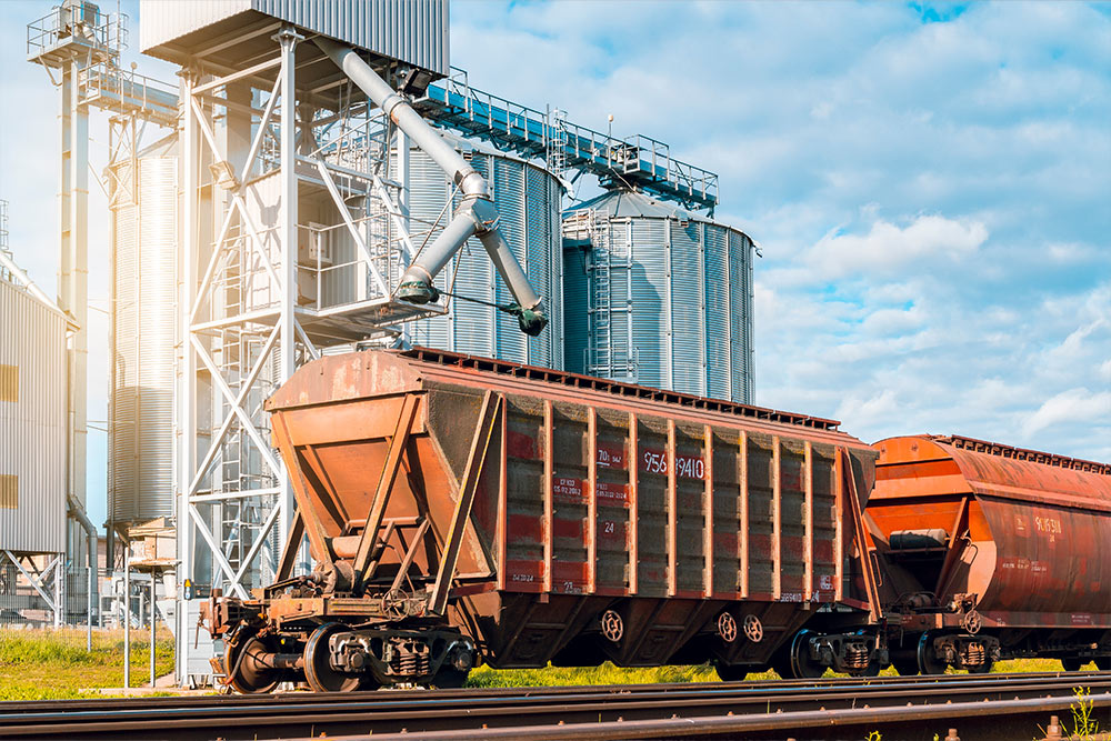 busy grain mill